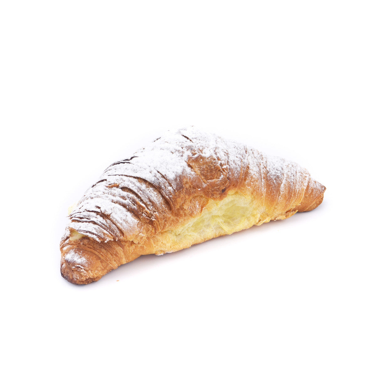 croissant met pudding